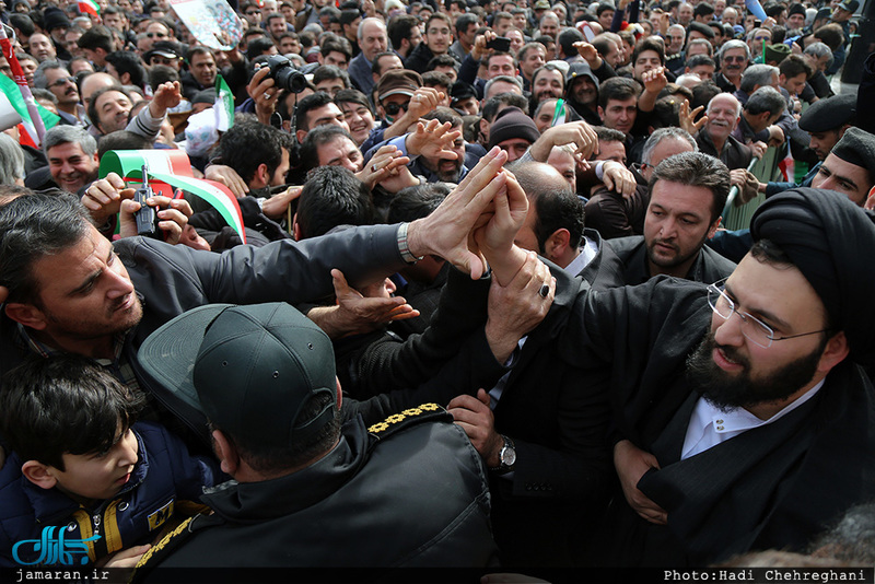 سخنرانی سید حسن خمینی در راهپیمایی 22 بهمن ارومیه‎