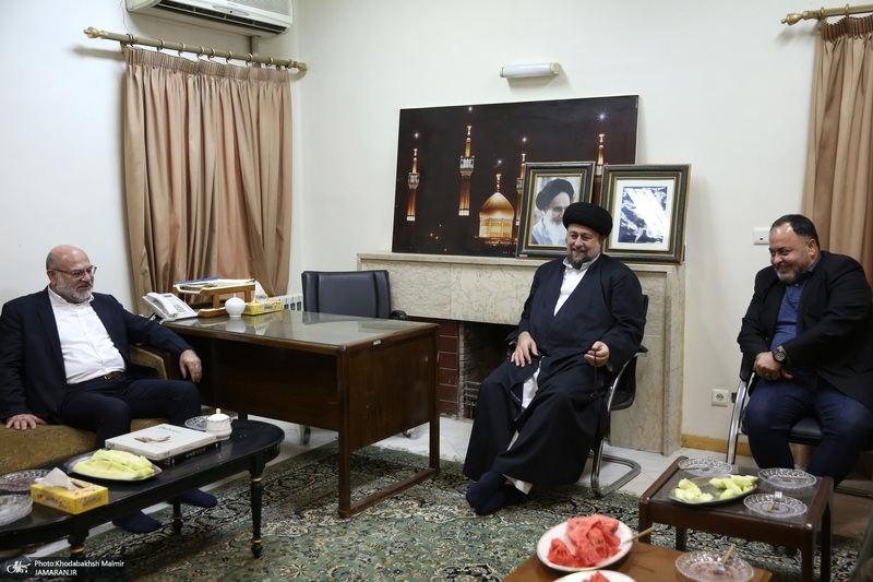 دیدار آصف لقمان قاضی، مدیر امور بین‌الملل جماعت اسلامی پاکستان با سید حسن خمینی