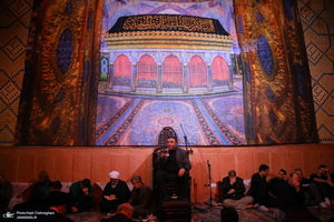 احیای شب بیست و یکم ماه رمضان در تکیه حاج سید حسن قم