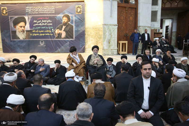 مراسم بیست‌و‌نهمین سالگرد ارتحال حاج سید احمد خمینی و بزرگداشت آیت‌الله بجنوردی  2
