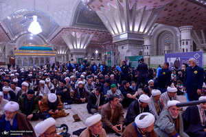 مراسم شب میلاد حضرت زهرا (س) و فرزند برومندش حضرت روح الله در حرم امام خمینی