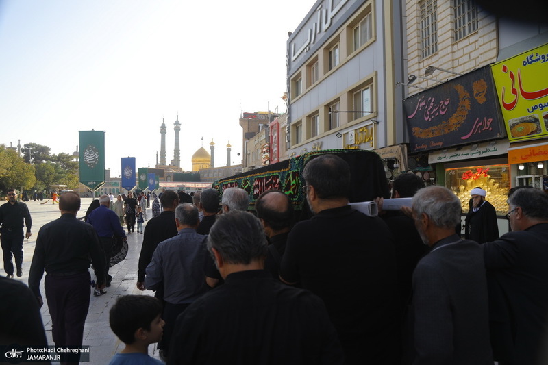 مراسم تشییع همسر مرحوم آیت الله راستی کاشانی (ره)