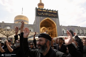 مراسم روز شهادت پيامبر اكرم (ص) و امام حسن مجتبی (ع) در حرم مطهر رضوی