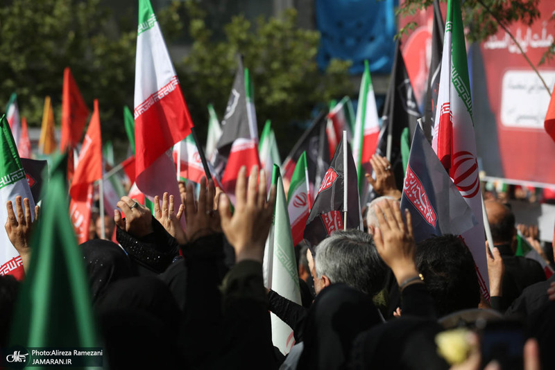 مراسم تشییع شهدای جنگ تحمیلی رژیم صهیونیستی در تهران-2