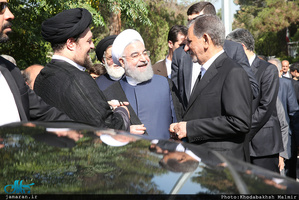 تجدید میثاق رئیس جمهور و هیات دولت با آرمان حضرت امام(س) 