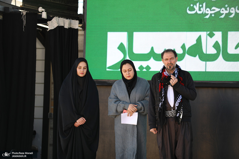 اجرای تماشاخانه سیار «بر آستان آفتاب» در روستای دهنو 