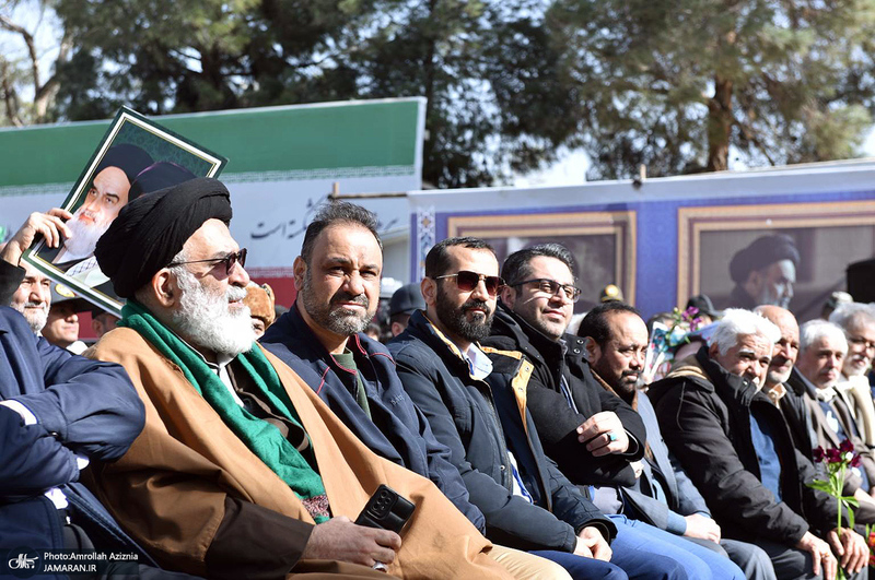 گلباران محل جلوس امام خمینی (س) در بهشت زهرا (س)