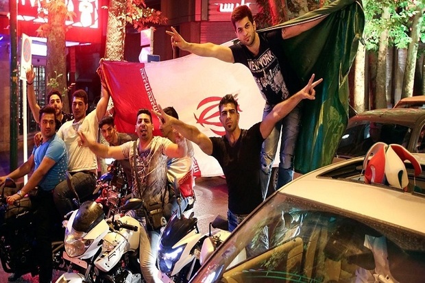 خداحافظی غرورآفرین ایران با جام جهانی در آستارا جشن گرفته شد