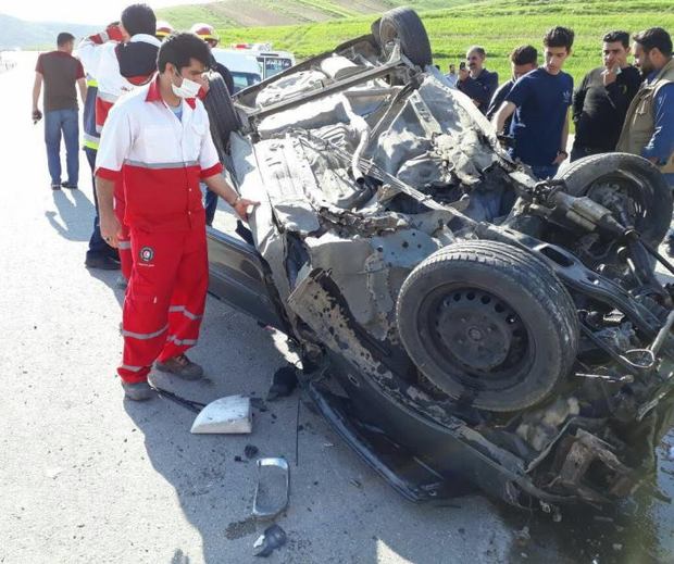 حوادث رانندگی در لرستان 2کشته برجا گذاشت