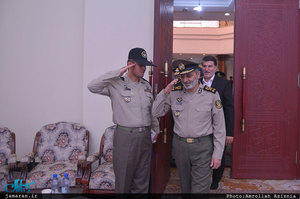 تجدید میثاق فرماندهان عالی رتبه ارتش جمهوری اسلامی ایران با آرمان حضرت امام