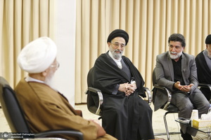 دیدار اعضای موسسه ریحانة النبی با آیت الله العظمی جوادی آملی
