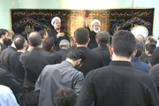 مراسم عزاداری ظهر تاسوعای حسینی در محضر استاد امجد 