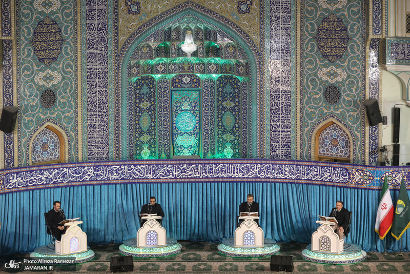 مراسم جزخوانی قرآن کریم در حرم مطهر حضرت عبدالعظیم حسنی(ع)