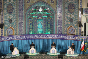 مراسم جزخوانی قرآن کریم در حرم مطهر حضرت عبدالعظیم حسنی(ع)