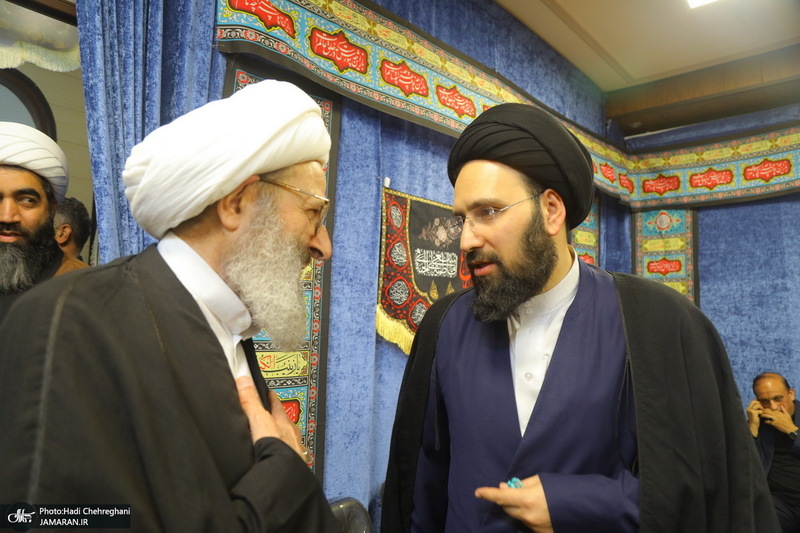 مراسم عزاداری شهادت حضرت فاطمه زهرا (س) در بیت آیت الله فقیهی