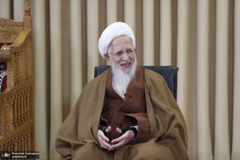 دیدار اعضای موسسه ریحانة النبی با آیت الله العظمی جوادی آملی