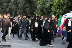 مراسم وداع با رهبر شهید انقلاب در مصلی تهران- 10