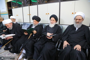 مراسم بزرگداشت برادر آیت الله فقیهی درقم