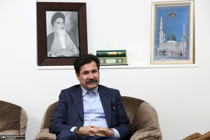 دیدار آقای عبدالکریم حسین‌زاده معاون رئیس جمهور با سید حسن خمینی