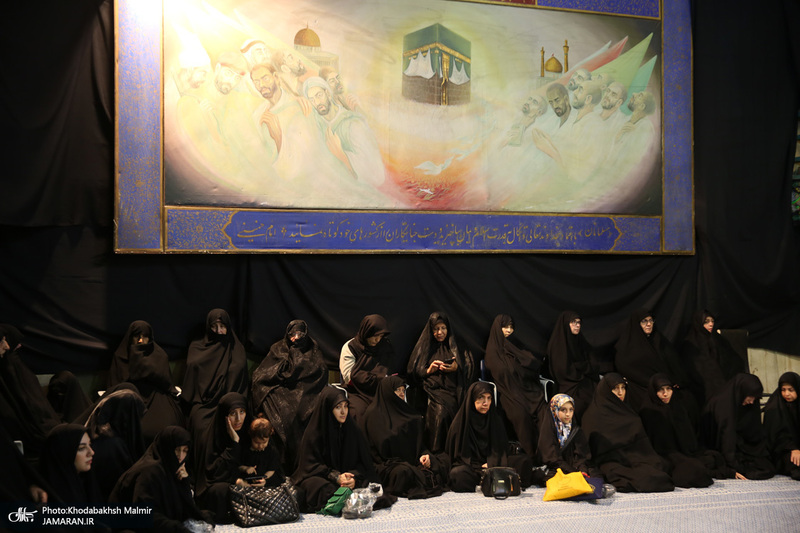 مراسم چهلمین روز مرحوم آیت الله صانعی در حسینیه جماران