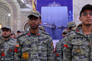 تجدید میثاق فرمانده و پرسنل نیروی دریایی ارتش جمهوری اسلامی ایران با آرمان‌های امام خمینی(س)