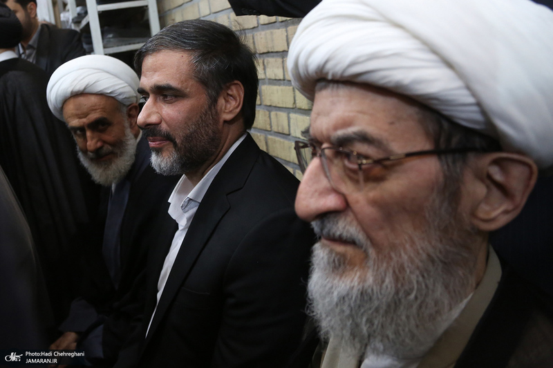 مراسم ترحیم همسر آیت الله العظمی سیستانی در قم