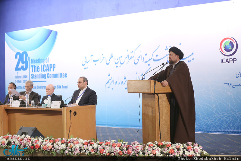 حضور سید حسن خمینی در بیست و نهمین کنفرانس بین المللی احزاب آسیایی 