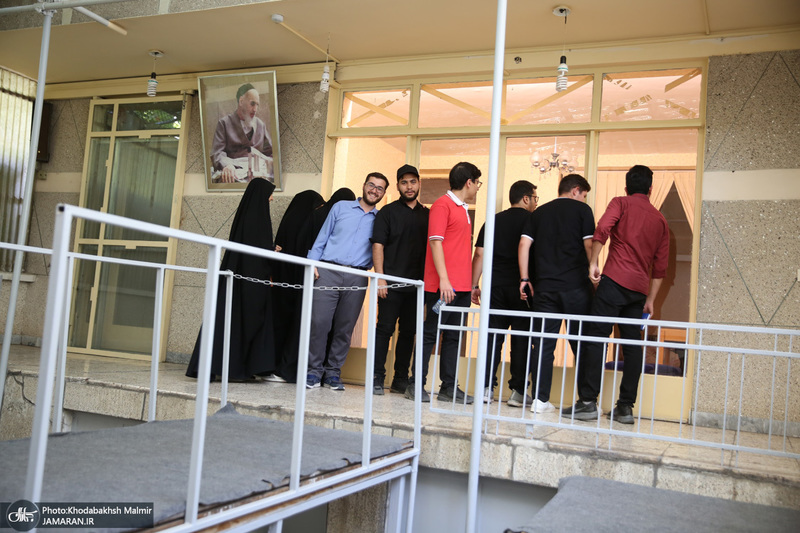 مراسم عزاداری دانشجویان دانشگاه علوم پزشکی تهران به مناسبت شهادت حضرت رقیه در حسینیه جماران