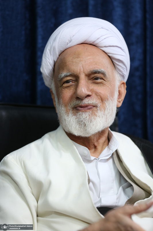 دیدار معاون فرهنگی موسسه با آیت الله دری نجف آبادی