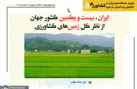 برترین جایگاه های ایران در آمارهای بین المللی در حوزه کشاورزی