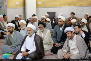 نخستین جلسه درس آیت الله العظمی صانعی در سال جدید تحصیلی 