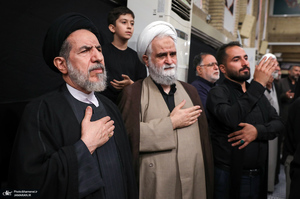 آخرین شب مراسم عزاداری محرم در حسینیه امام خمینی