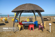 تصاویر/ وضعیت سواحل تفریحی مازندران در دوران کرونا