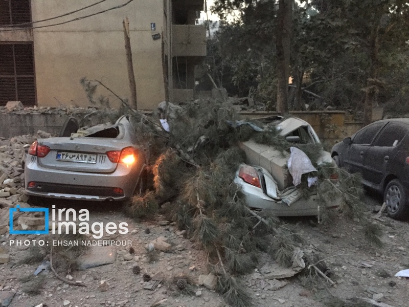 حمله رژیم صهیونیستی به مناطق مسکونی تهران + تصاویر