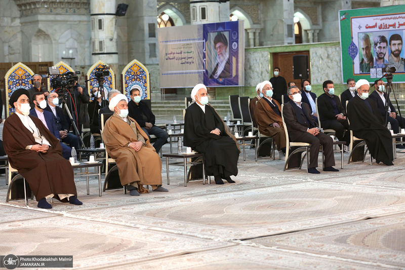 تجدید میثاق رئیس قوه قضاییه و مسئولان قضایی با آرمان‌های امام خمینی(س)