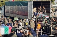 تلخ ترین لحظات تشییع پیکر شهدای حمله تروریستی کرمان (7)