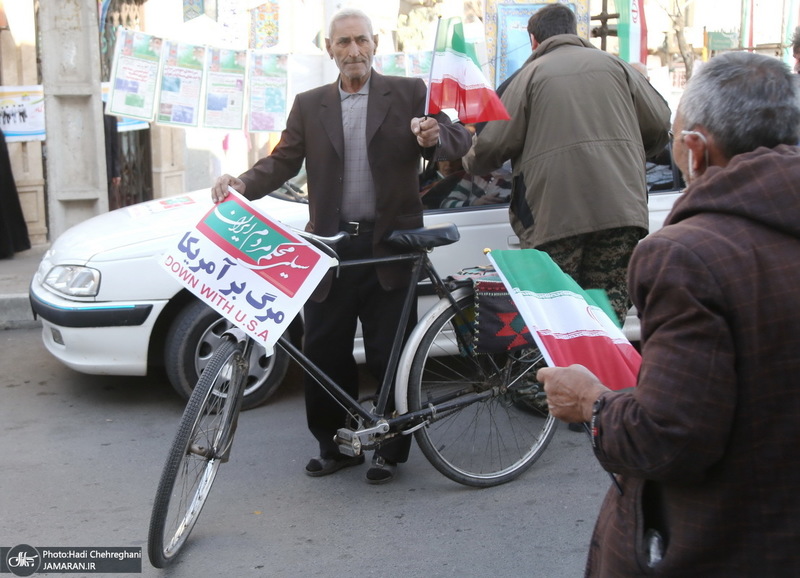 راهپیمایی 22 بهمن در قم -1