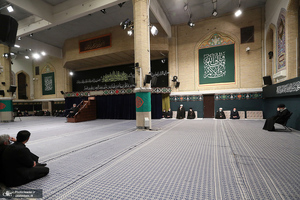 آخرین شب مراسم عزاداری حضرت فاطمه‌زهرا (س) در حسینیه امام خمینی