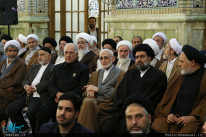 حضور و سخنرانی رهبر معظم انقلاب در اجتماع زائران و مجاوران حرم مطهر رضوی