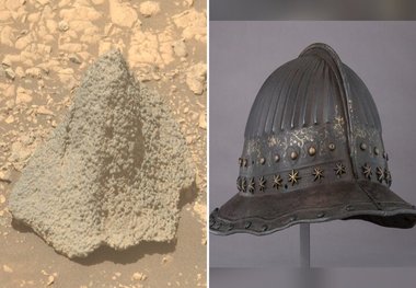  کلاه‌خود قرون وسطی در سیاره سرخ چه می‌کند؟