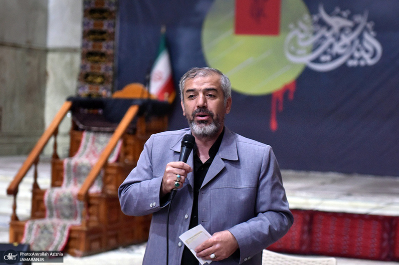 مراسم عزاداری ظهر عاشورا در حرم مطهر امام خمینی