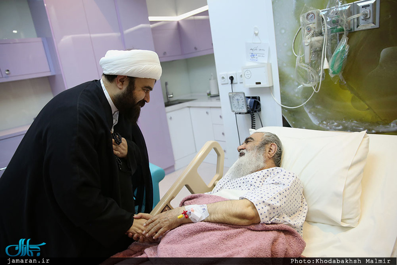 عیادت سید حسن خمینی از آیت الله العظمی مظاهری 