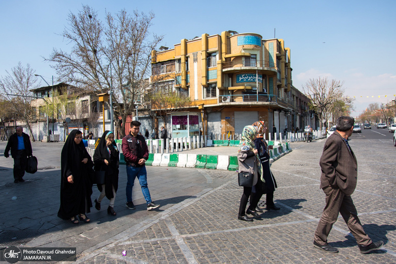 حال و هوای نوروزی محدوده بازار تهران