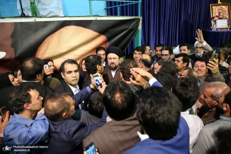 دیدار جمعی از اعضای حزب جمهوریت ایران اسلامی با سید حسن خمینی‎