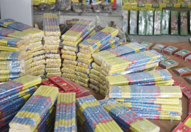 کشف 7هزار عدد انواع مواد آتش زا در شیروان