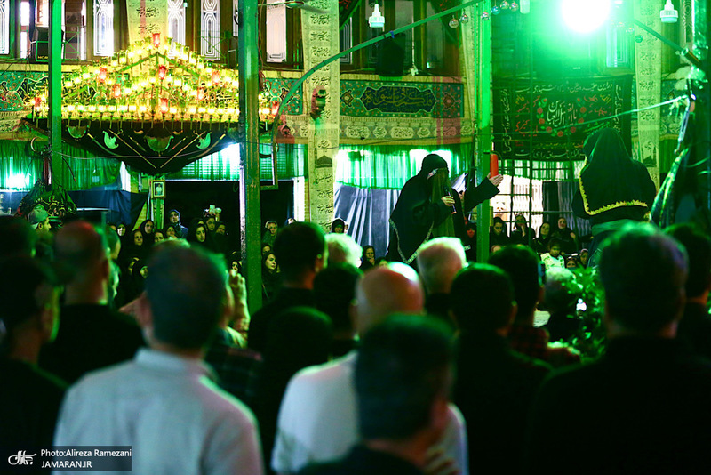 مراسم روز تاسوعاى حسينی در تکیه بزرگ تجریش