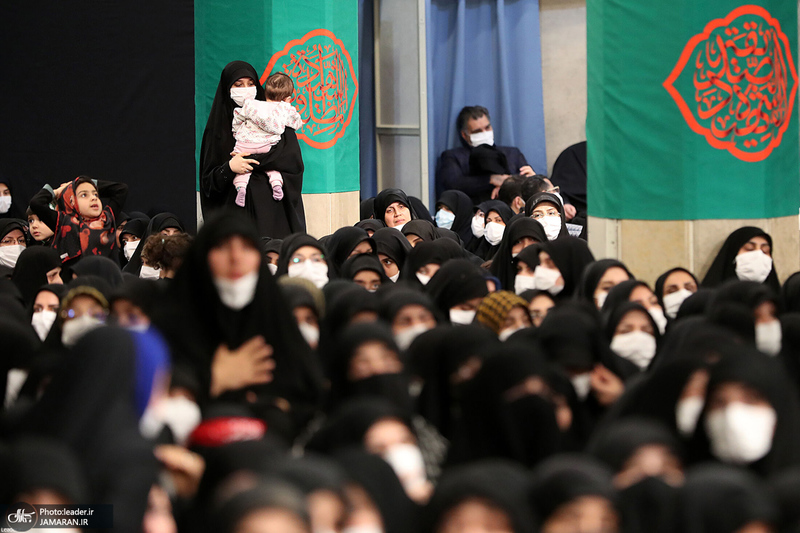 پنجمین شب مراسم عزاداری حضرت فاطمه‌ زهرا (س) در حسینیه امام خمینی