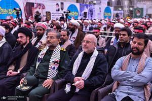 گردهمایی دانشجویان و طلاب بسیجی در حرم مطهر امام خمینی (س)