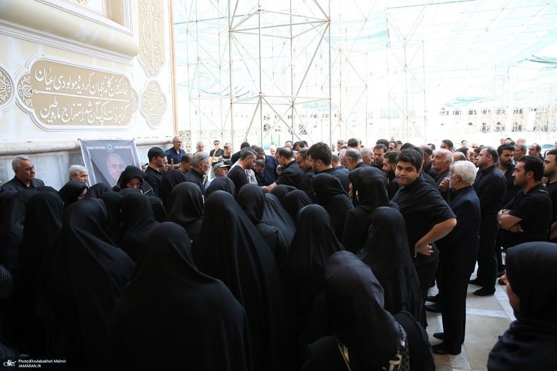 نماز و تشییع حاج علی اکبرشفیعی در حرم مطهر امام خمینی (س)