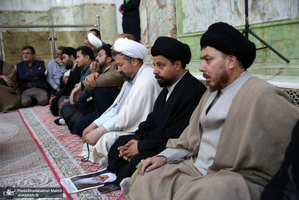 مراسم بزرگداشت ارتحال آیت الله العظمی محقق کابلی در حرم امام خمینی (س)